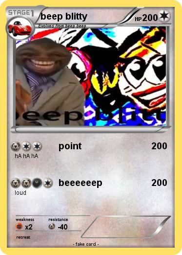 Pokemon beep blitty