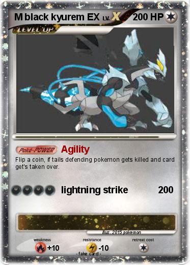 Pokemon M black kyurem EX