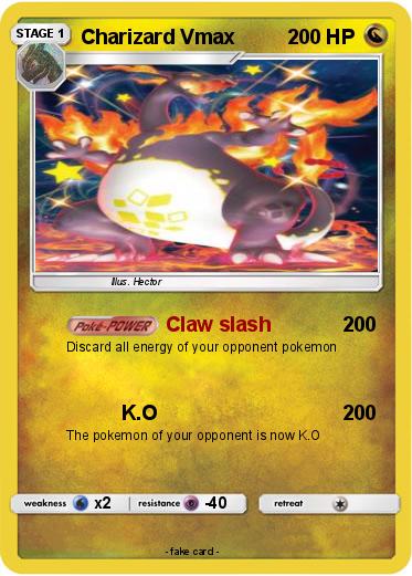 Pokemon Charizard Vmax