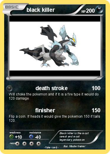 Pokemon black killer