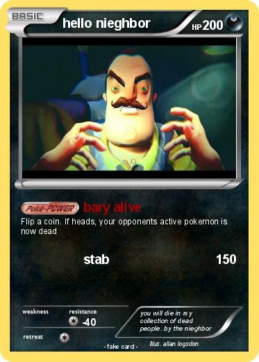 Pokemon hello nieghbor
