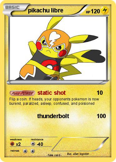 Pokemon pikachu libre