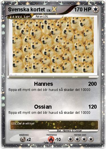Pokemon Svenska kortet