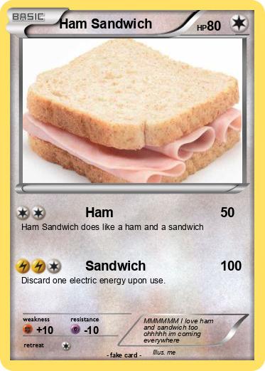 Pokemon Ham Sandwich