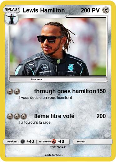 Pokemon Lewis Hamilton