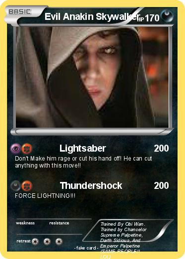Pokemon Evil Anakin Skywalker