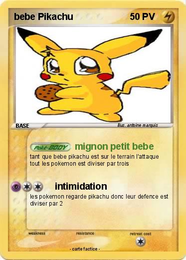 Pokemon bebe Pikachu