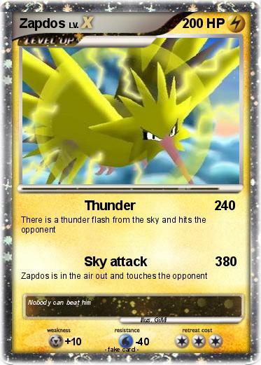 Pokemon Zapdos