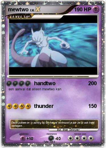 Pokemon mewtwo