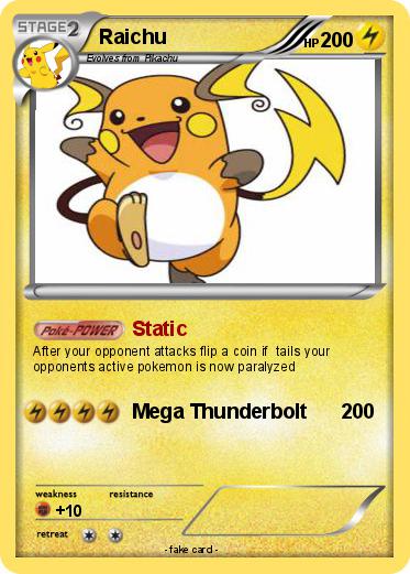 Pokemon Raichu