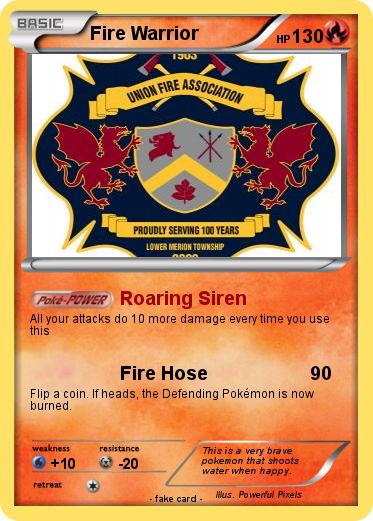 Pokemon Fire Warrior