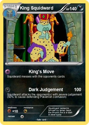 Pokemon King Squidward