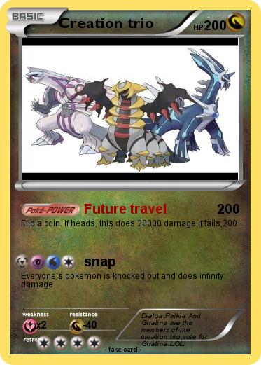 Pokemon Creation trio