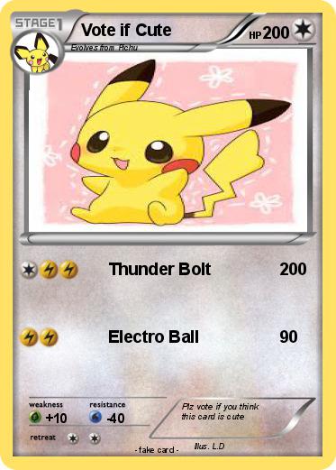 Pokemon Vote if Cute