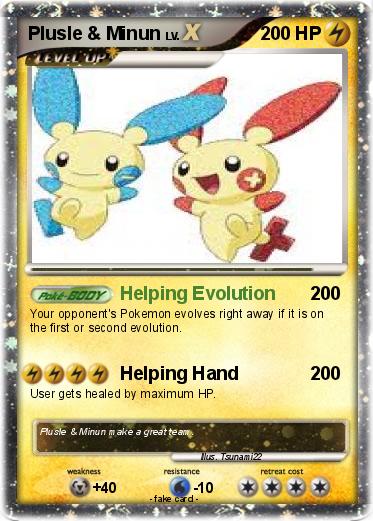 Pokemon Plusle & Minun