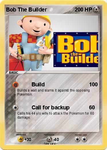 Pokemon Bob The Builder