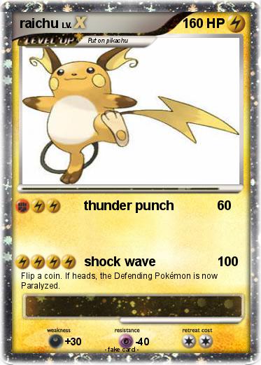 Pokemon raichu