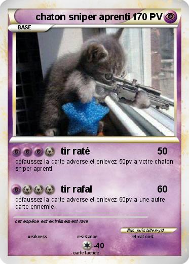 Pokemon chaton sniper aprenti