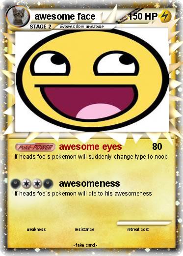 Pokemon awesome face