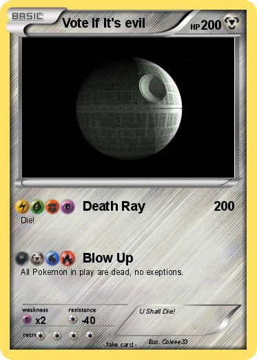 Pokemon Vote If It's evil