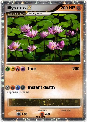 Pokemon lillys ex