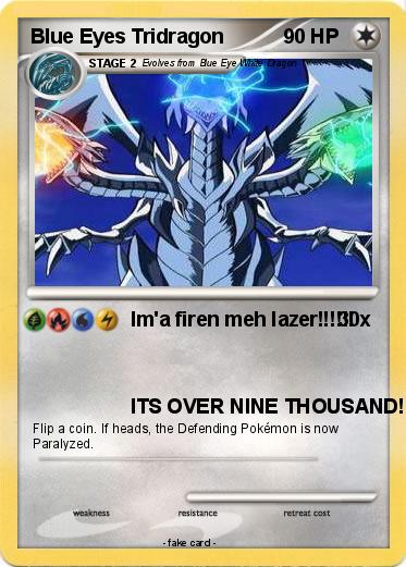 Pokemon Blue Eyes Tridragon