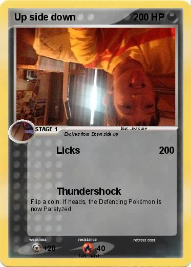 Pokemon Up side down