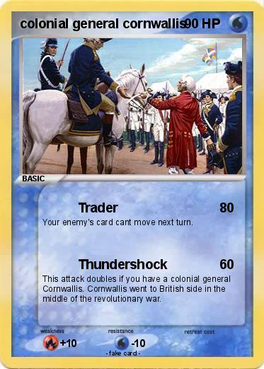 Pokemon colonial general cornwallis