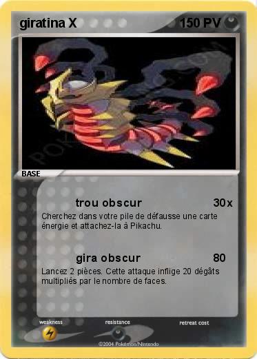 Pokemon giratina X