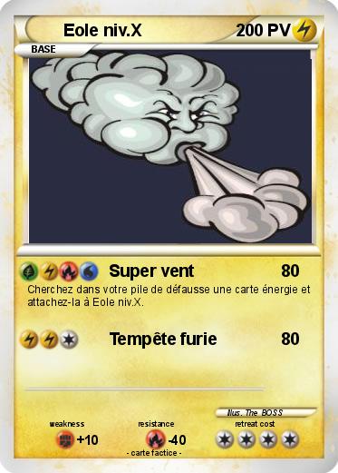 Pokemon Eole niv.X