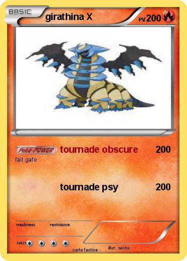 Pokemon girathina X