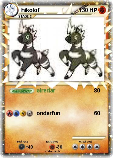 Pokemon hikolof
