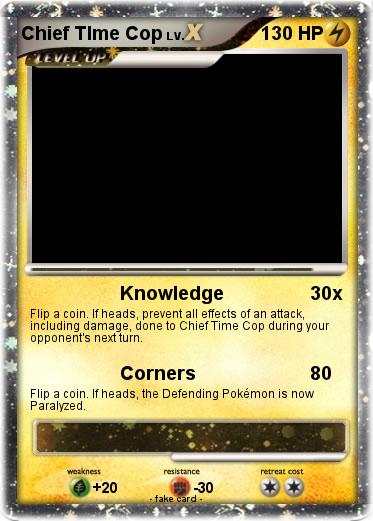 Pokemon Chief TIme Cop