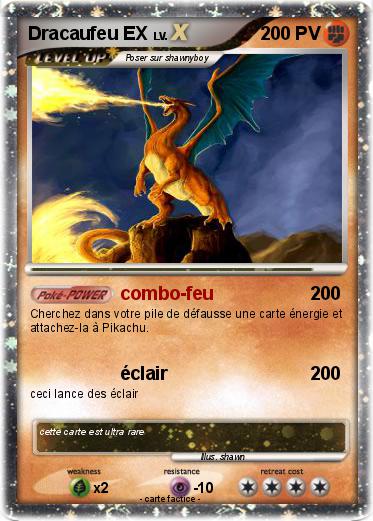 Pokemon Dracaufeu EX