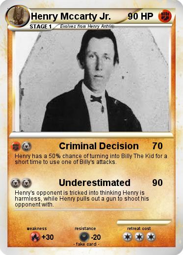 Pokemon Henry Mccarty Jr.
