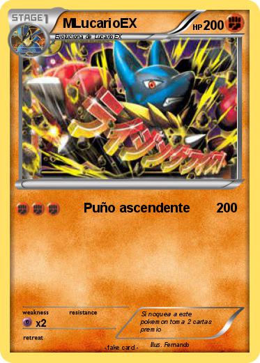 Pokemon MLucarioEX