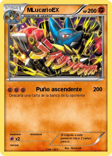Pokemon MLucarioEX