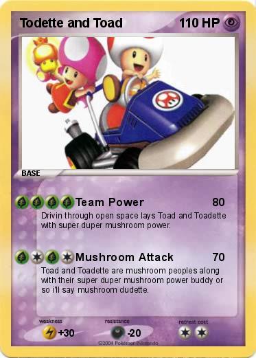 Pokemon Todette and Toad