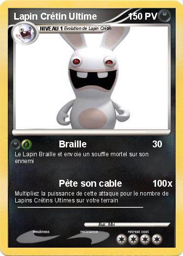 Pokemon Lapin Crétin Ultime