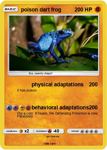 Pokemon poison dart frog