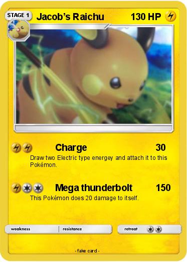 Pokemon Jacob’s Raichu