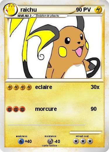 Pokemon raichu