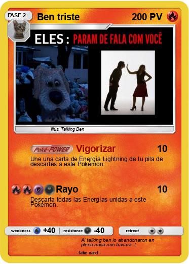 Pokemon Ben triste