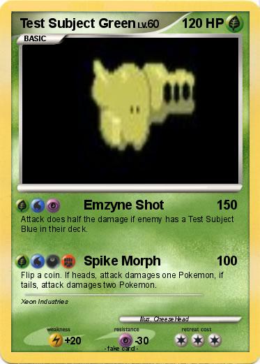 Pokemon Test Subject Green
