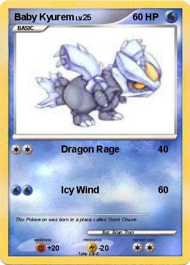 Pokemon Baby Kyurem