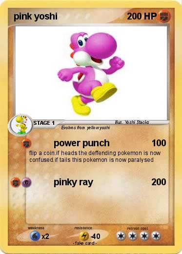 Pokemon pink yoshi