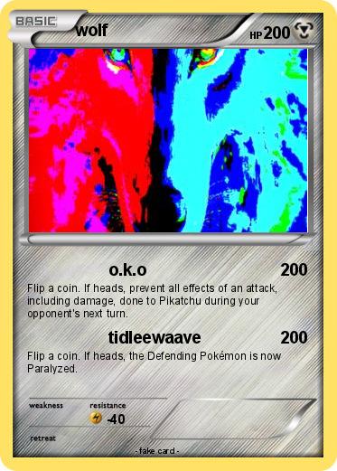 Pokemon wolf