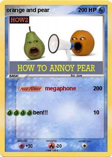 Pokemon orange and pear