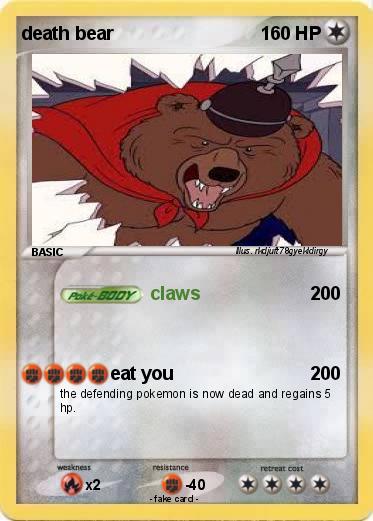 Pokemon death bear