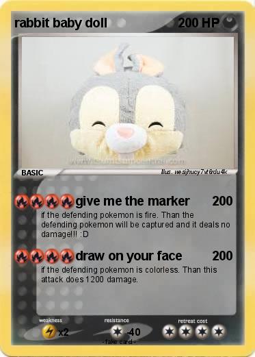 Pokemon rabbit baby doll
